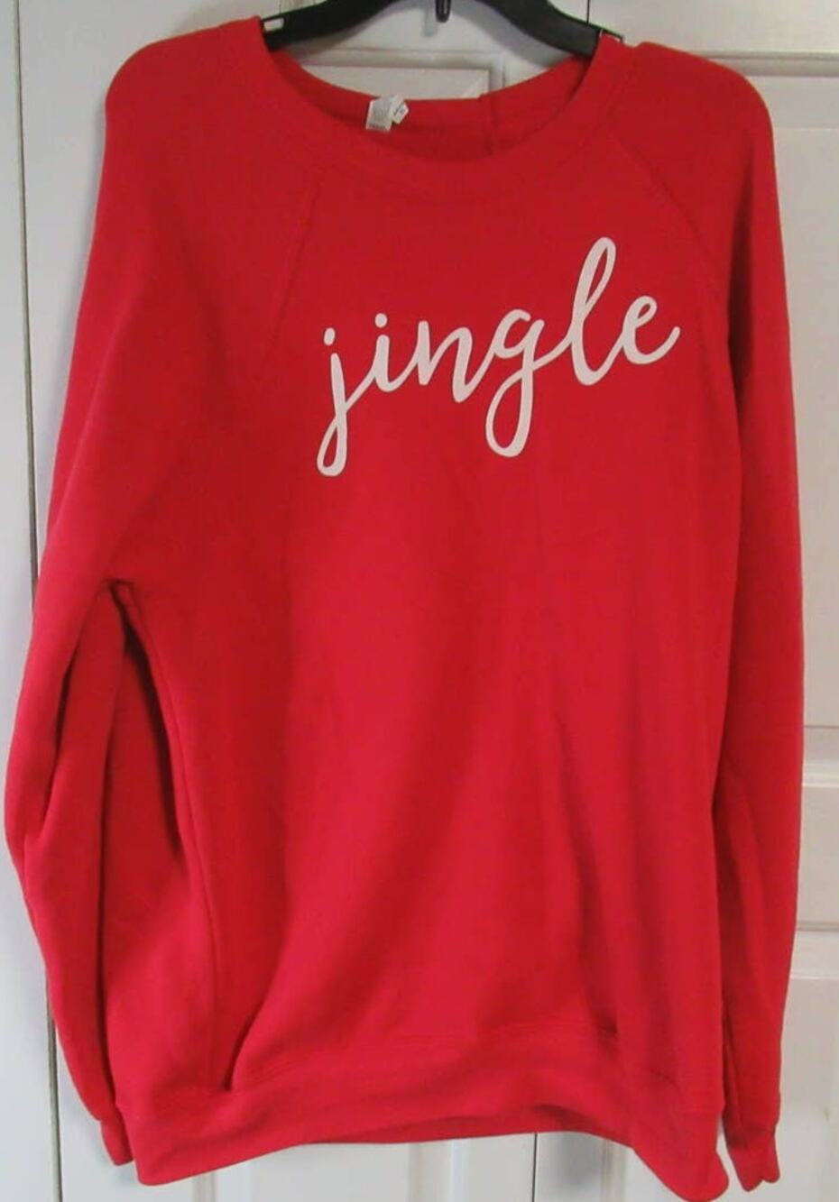 Canvas red Jingle sweatshirt